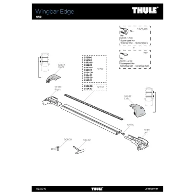 Thule WingBar Edge 9591