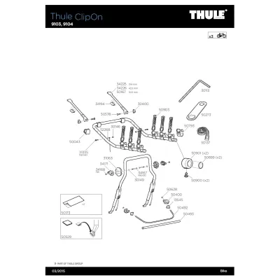 Thule ClipOn 3 9104 Thule ClipOn 3 9104