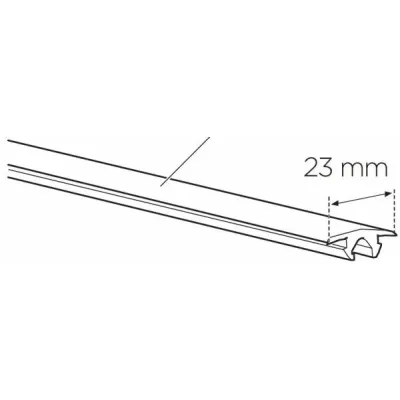 Thule 50474 bande caoutchouc 134cm
