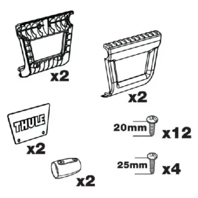 Thule 50930 Kit montage pour Xperience
