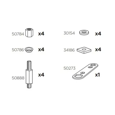 Thule 50967 Sac de montage kit 3055