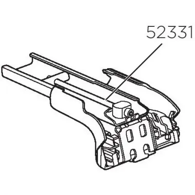 Thule 52331 Pied gauche WingBar Edge
