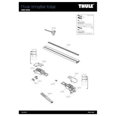 Thule WingBar Edge 9584